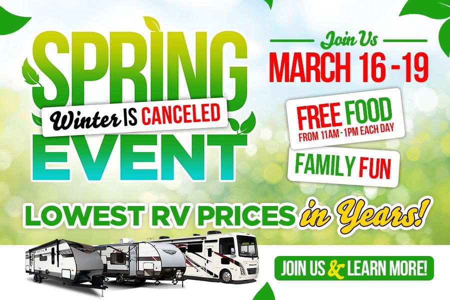 Winter is Cancelled Spring RV Event